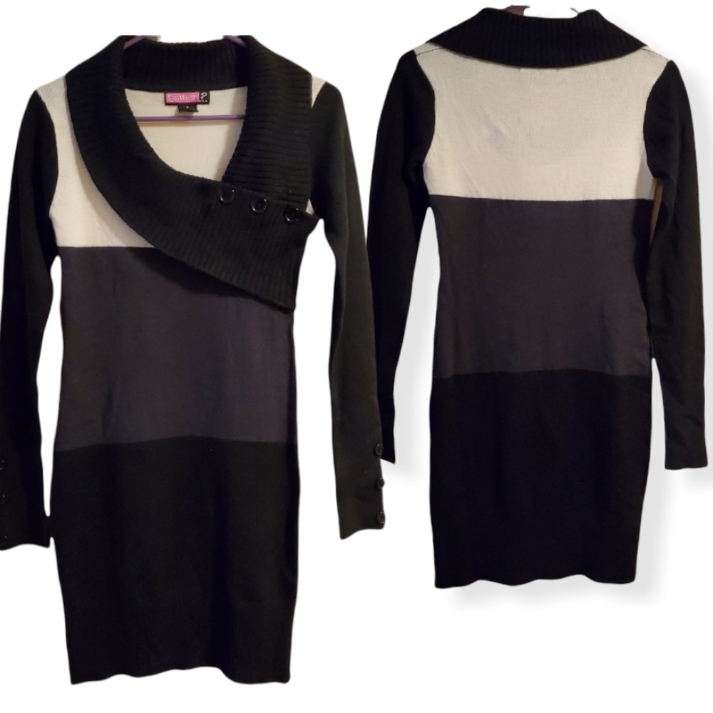 Say What❓Long Sleeve Sweater Dress, Size S